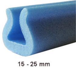 Foam edging 15-25mm 2m U profile